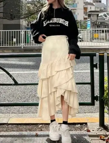 Jouetie 라이더스 프릴 스커트