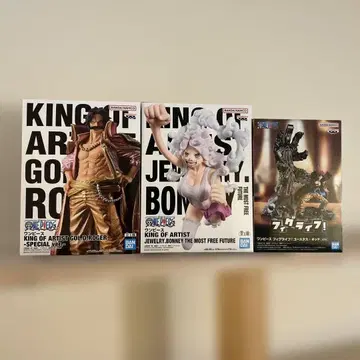 원피스 피규어 세트 3점 로저&보니&키드