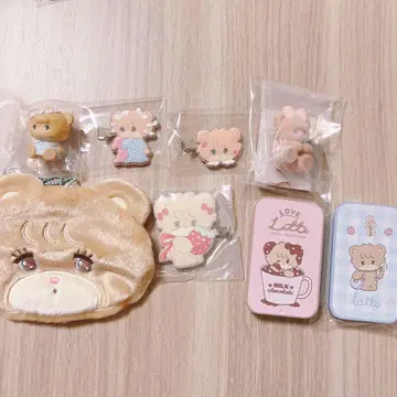 mikko 라떼 앞머리 클립 파우치 등 8세트