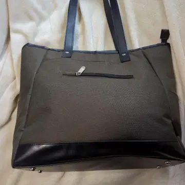 올리브 그린 토트백 PC 남성용