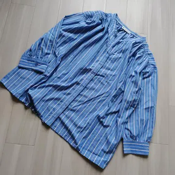 애프터눈 티 옷장 스트라이프 블라우스 MR