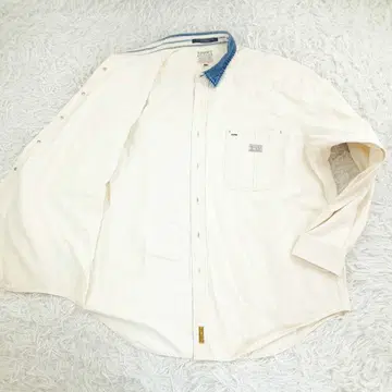 새상품급 TOMMY HILFIGER 타미힐피거 커버올 데님 셔츠