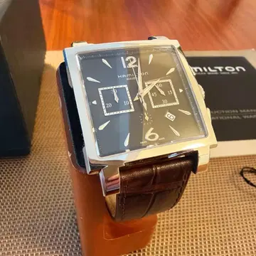 [레어] 해밀턴 재즈마스터 스퀘어 크로노그래프 H326660