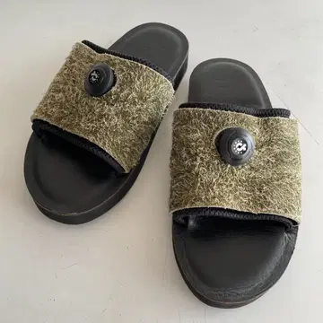 ptarmigan 41 송치 가죽 샌들 올리브 천연 가죽 비브람