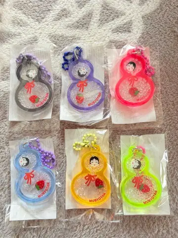 비와호 키링 무뵤탄 아사이 세 자매 6색 컴프