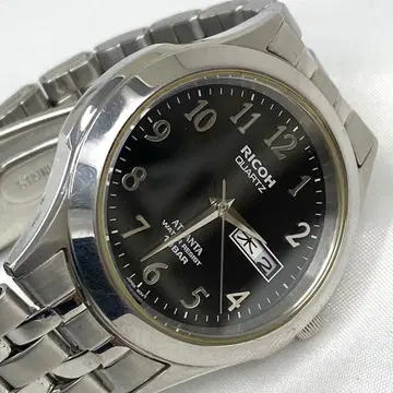 RICOH ATRANTA 블랙 데이데이트 손목시계