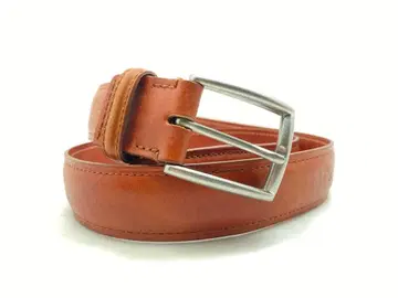 PRARE GINZA 가죽 벨트 브라운