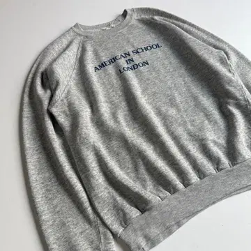 빈티지 맨투맨 AMERICAN SCHOOL IN LONDON