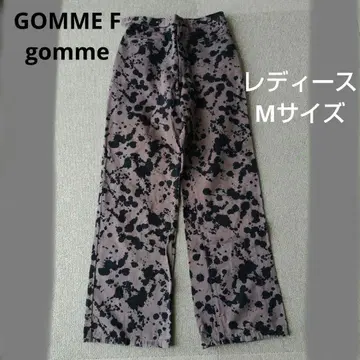 GOMME F gomme 롱팬츠 M 사이즈 여성용 패턴
