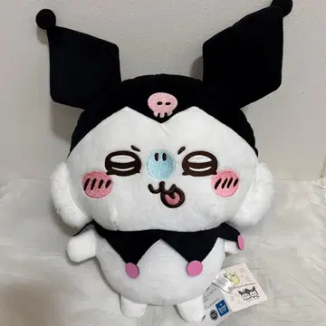 3 치이카와 x 산리오 캐릭터즈 BIG 봉제 인형 모몽가