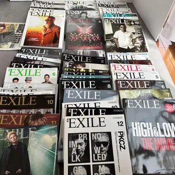 월간 EXILE VOL.48~100 묶음 판매 51권 잡지 다수