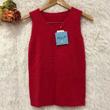 와코루 [ 새상품 ] 캐시미어 혼방 V넥 탱크탑 [ M~L ] 일본제