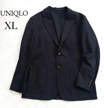 유니클로 감동 블레이저 테일러드 자켓 네이비 XL 467537