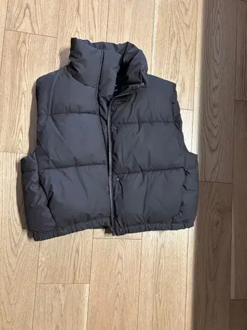 ZARA 다운 베스트 L 사이즈 브라운