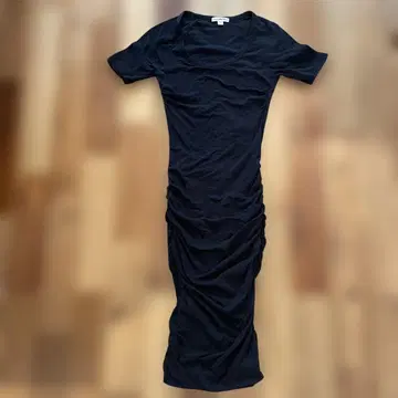 James Perse 블랙 스트레치 원피스