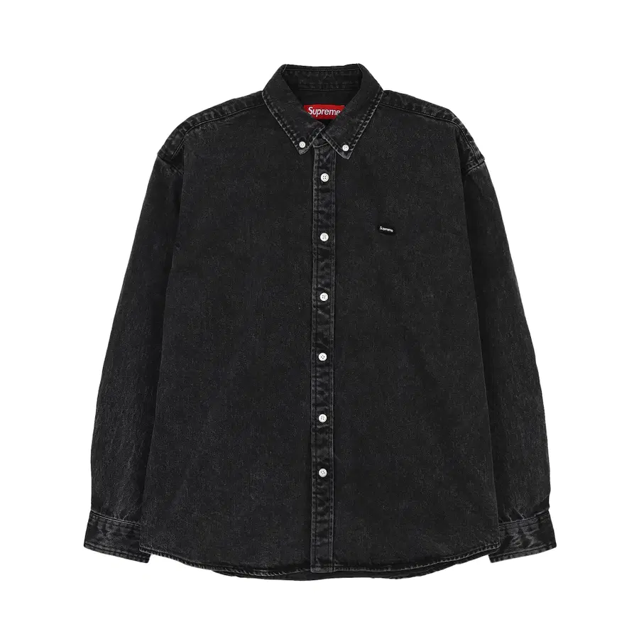 [S] Supreme 小号 Box 丹宁衬衫 黑色 - 25FW