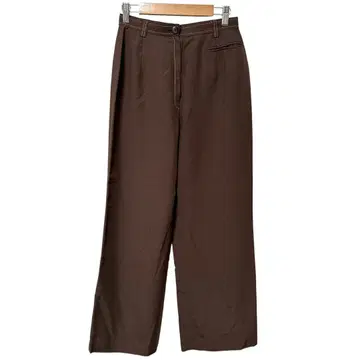 [ 새상품급 ] ANIGREA 와이드 팬츠 슬랙스 브라운 안감 스티치