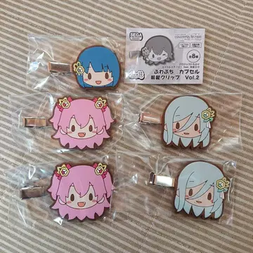 프로세카 후와푸치 앞머리 클립 하루카 아이리 시즈쿠 묶음 5개 세트