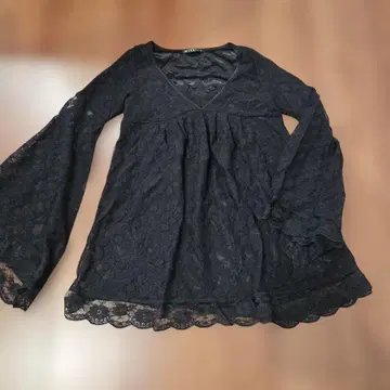 y2k 레트로 레이스 원피스 블랙 페어리 그런지