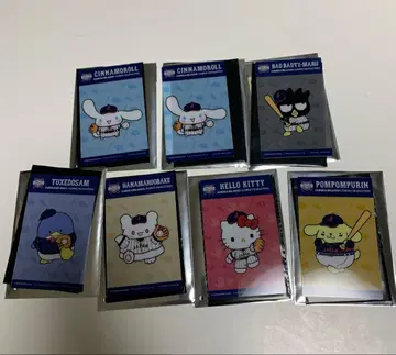 사무라이 재팬 산리오 다이토 복권 클리어 카드 세트 한교동