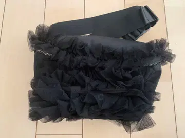 [ 새상품 미사용 ] CandyStripper 프릴 웨이스트백