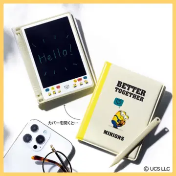 [ 잡지 부록 ] 미니언 반복해서 지우고 쓸 수 있는! 전자 메모장