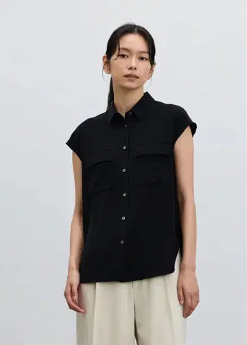 소주 soeju 빈티지 새틴 셔츠 M