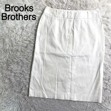 Brooks Brothers STRETCH 화이트칼라 무릎 기장 스커트