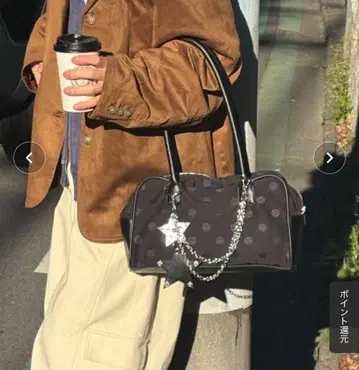 [ UNISEX ] 별 참 포함 모듬 패턴 보스턴 BAG