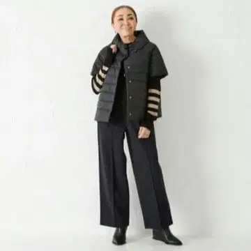 에어리 페어리 하프 슬리브 자켓 반팔 코트 패딩 자켓