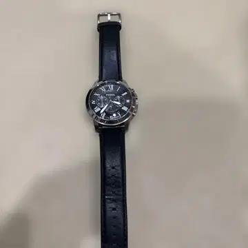 FOSSIL 크로노그래프 블랙 손목시계