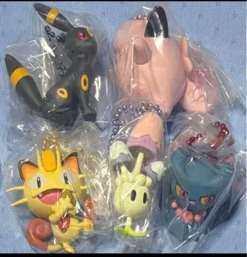 축광 피규어 참 포켓몬 센터 한정판 5점