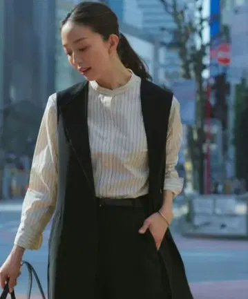 23구 [세탁 가능] CANCLINI 밴드 카라 셔츠 44 빅 사이즈