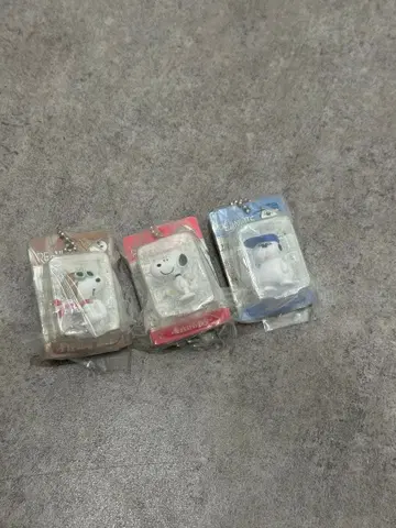 PEANUTS*패키지 미니어처*가챠 3종류