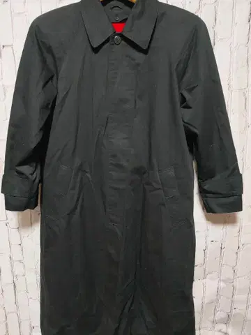 SANYO 블랙 트렌치코트 7AR