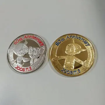 아톰 데즈카 오사무 80주년 기념 메달 세트 철완 아톰 금은
