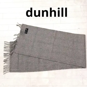 277 dunhill 스코틀랜드제 캐시미어 100% 체크 무늬 머플러
