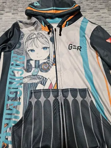 GSR 레이싱 미쿠 후드티 M 사이즈