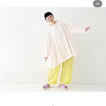 nest robe 린넨 갤러링 튜닉