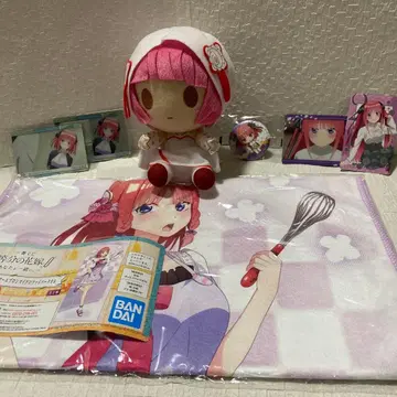 [5등분의 신부] 나카노 니노 굿즈 컬렉션 타월 태피스트리 외