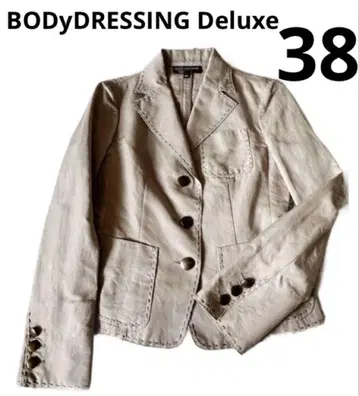 바디 드레싱 디럭스 스티치 자켓 캐주얼 자켓 면