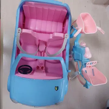 리카짱 완구 자동차와 자전거 세트