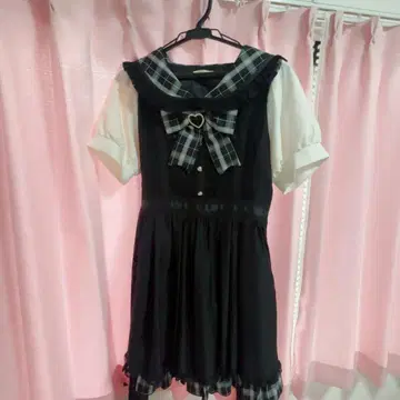 리즈리사 LIZLISA 세일러 원피스 블랙