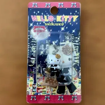 도쿄 한정판 지역 한정 키티 지퍼 마스코트 신주쿠 2004