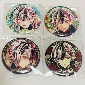 아크네코 악마 집사와 검은 고양이 벨리안 라이언 캔뱃지 4개 세트