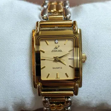 ENICAR 다이아 1p 여성용 쿼츠 새상품급