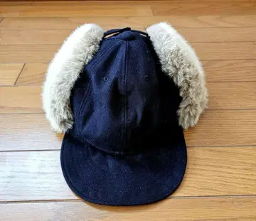 ca4la 카시라 귀도리 포함 플라이트 캡 블랙