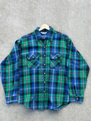 80's~five brothers 플란넬 셔츠