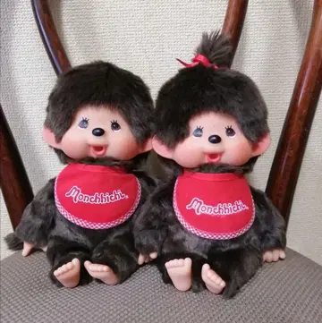 몬치치 봉제 인형 남아 여아 M 사이즈 2체 세트