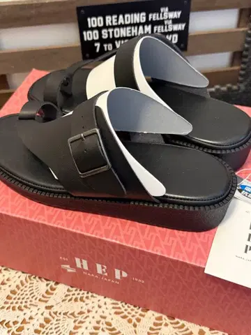 카와토 신발 가게 HEP 샌들 사이즈 S 23cm 블랙